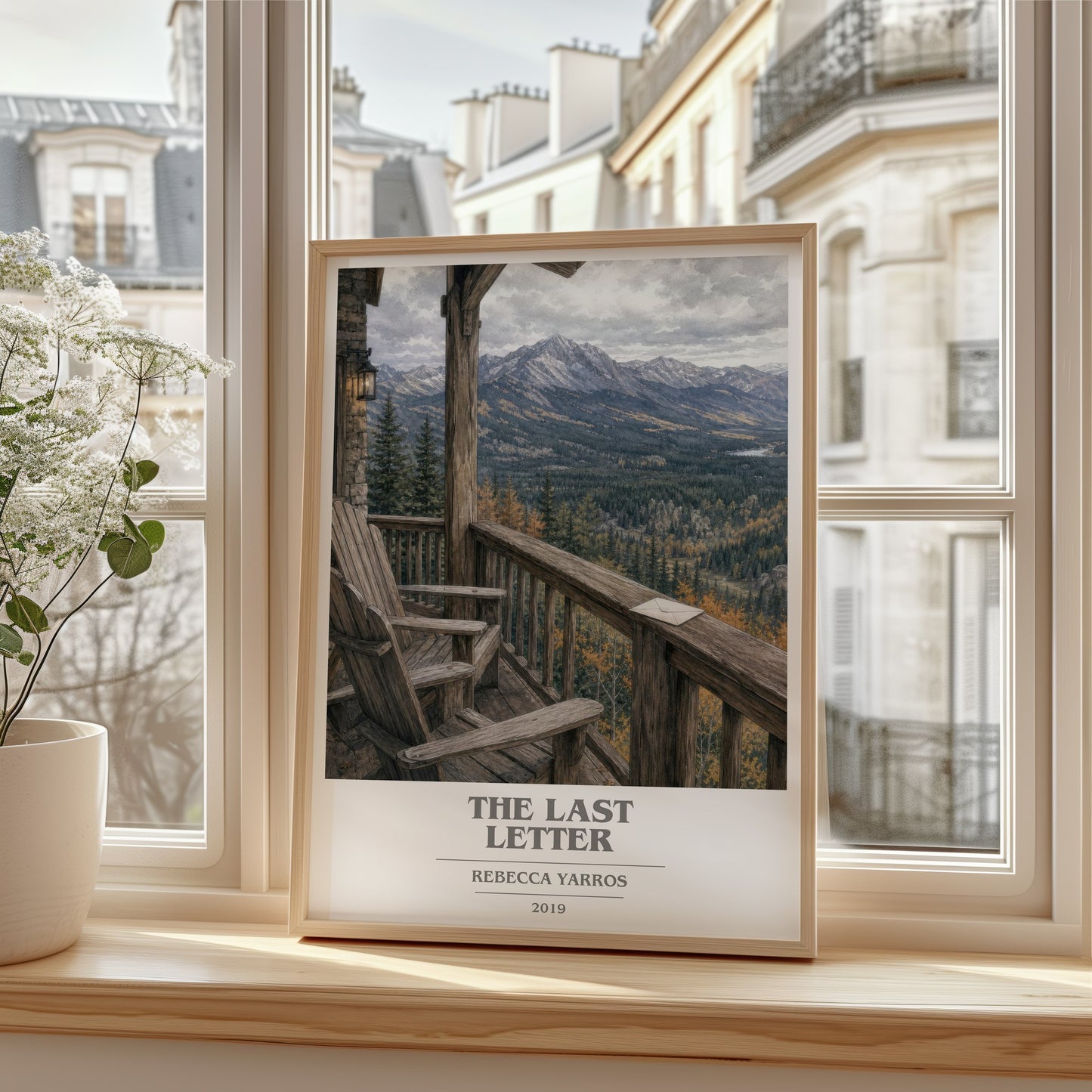 The Last Letter book cover poster colour and style options – Rebecca Yarros book art