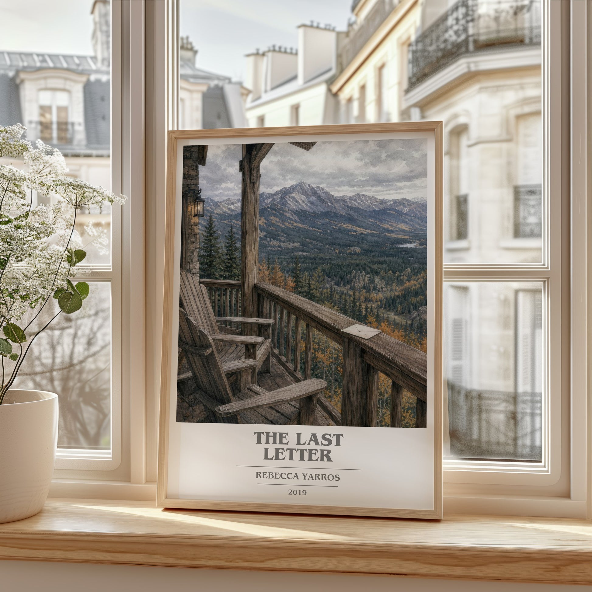 The Last Letter book cover poster colour and style options – Rebecca Yarros book art