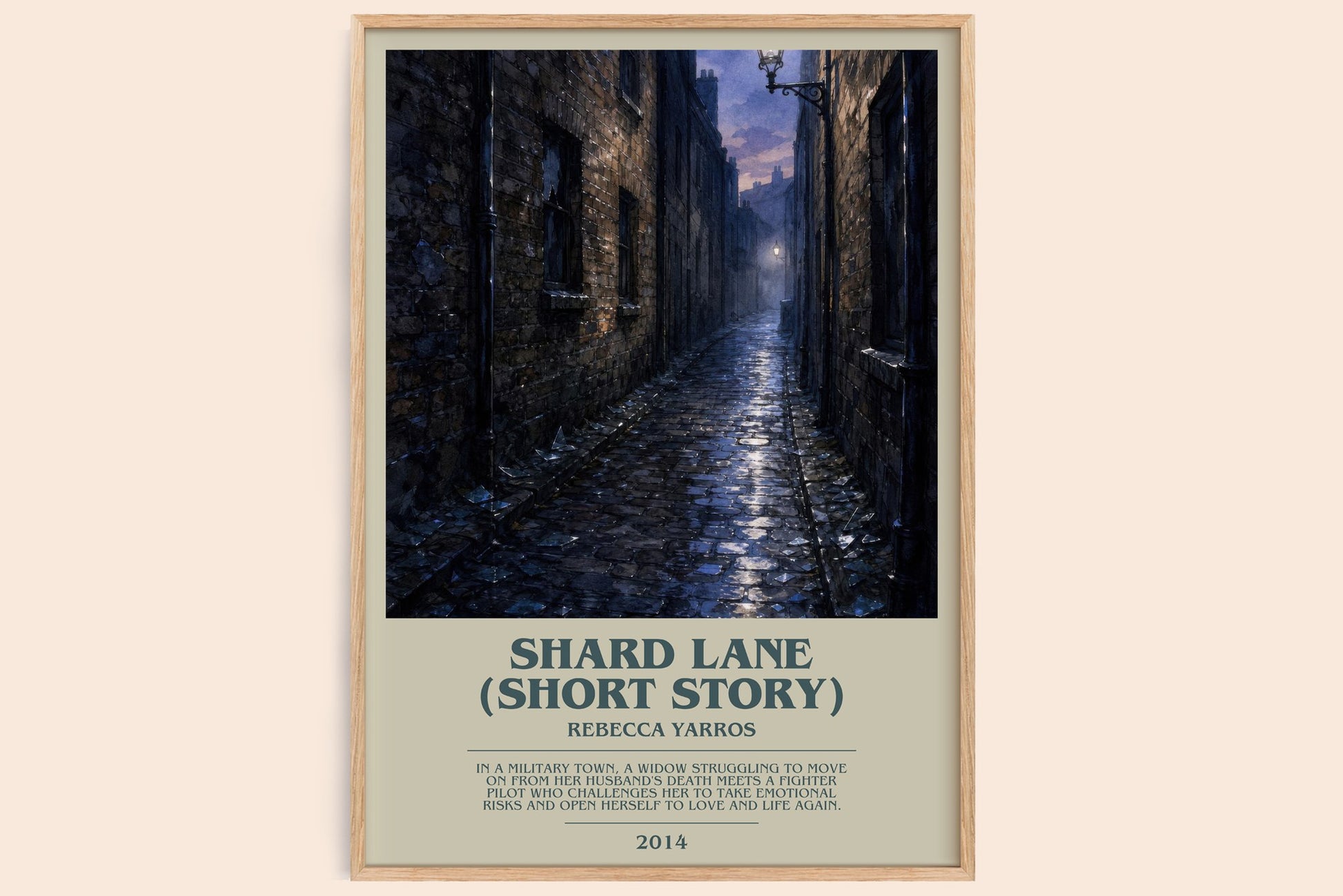 Shard Lane (Short Story) bookish book poster by Rebecca Yarros – framed literary art print