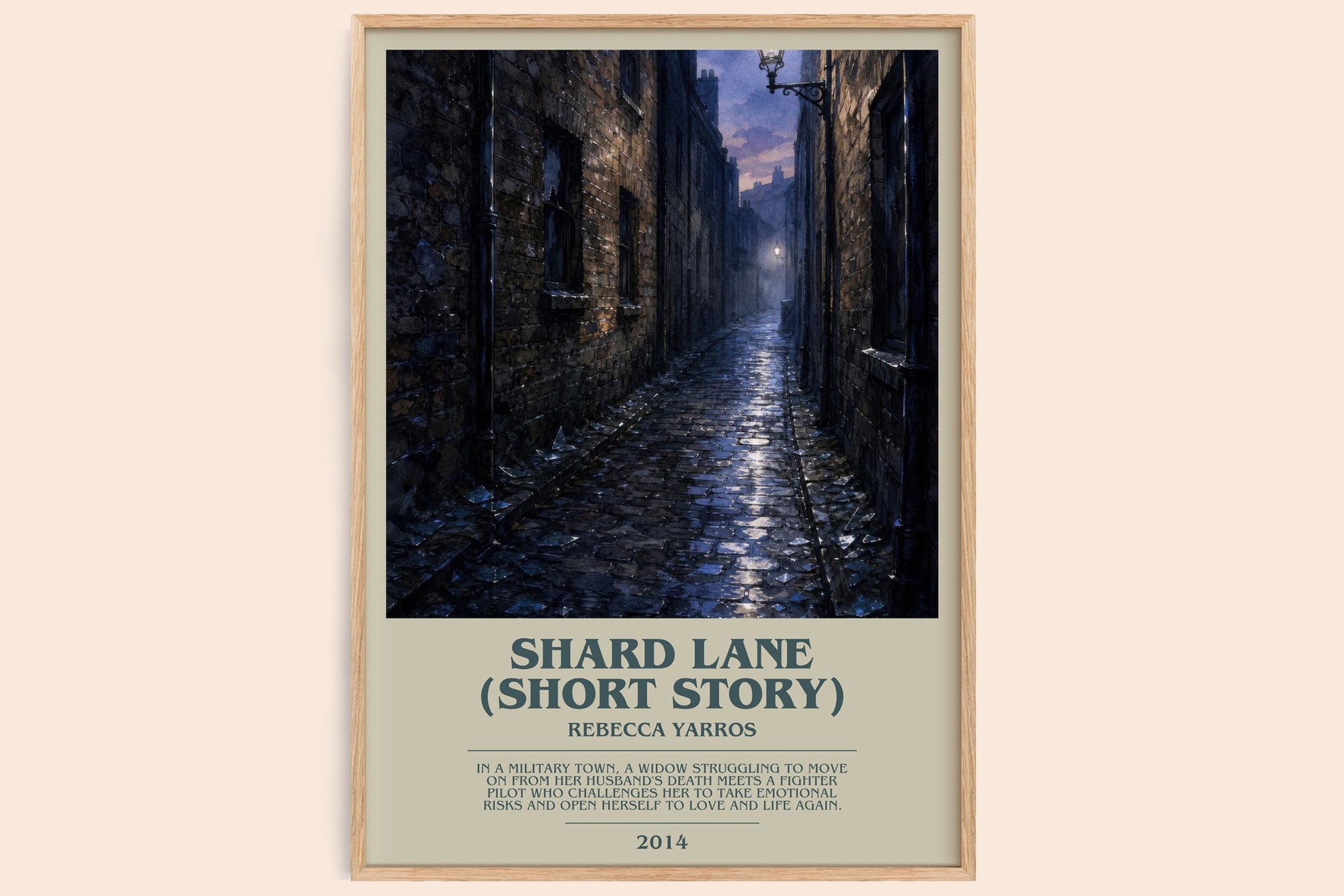 Shard Lane (Short Story) bookish book poster by Rebecca Yarros – framed literary art print