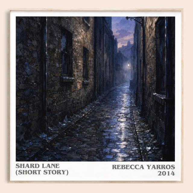 Shard Lane (Short Story) Literary Art Print by Rebecca Yarros