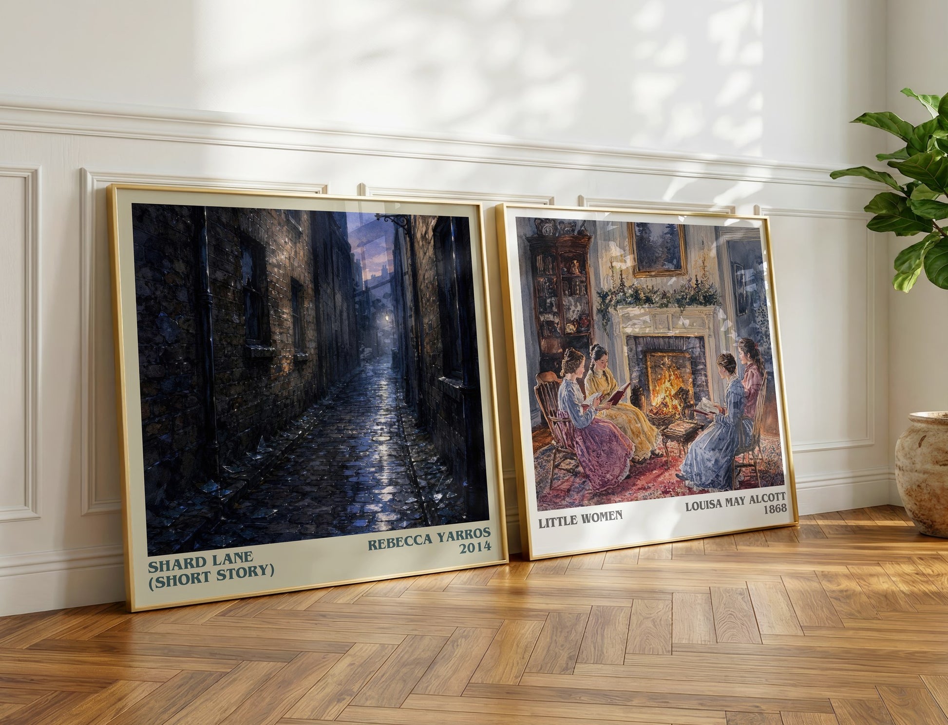 Shard Lane (Short Story) literary print on bookshelf – Rebecca Yarros fan gift