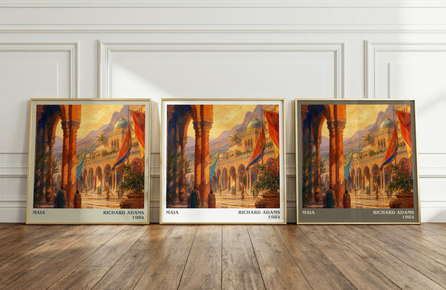 Maia literary art print colour and style options – Richard Adams book art
