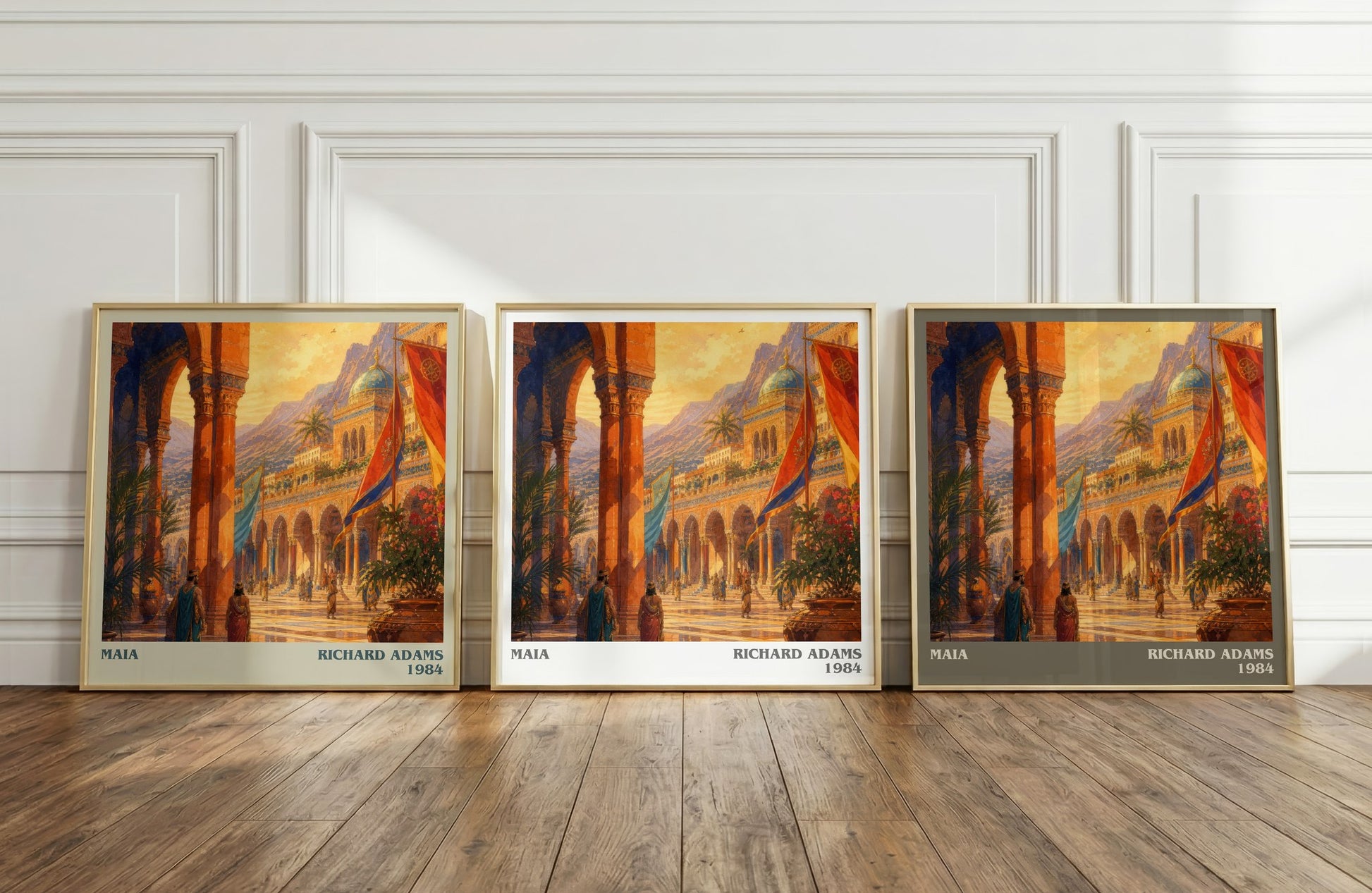 Maia literary art print colour and style options – Richard Adams book art