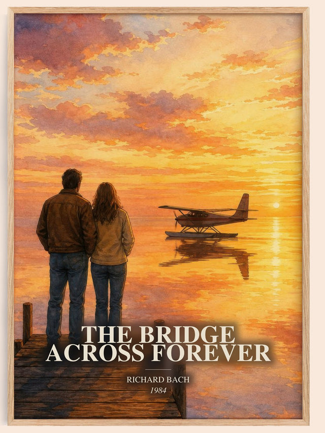 Bridge Across Forever Book Watercolour Illustration by Richard Bach