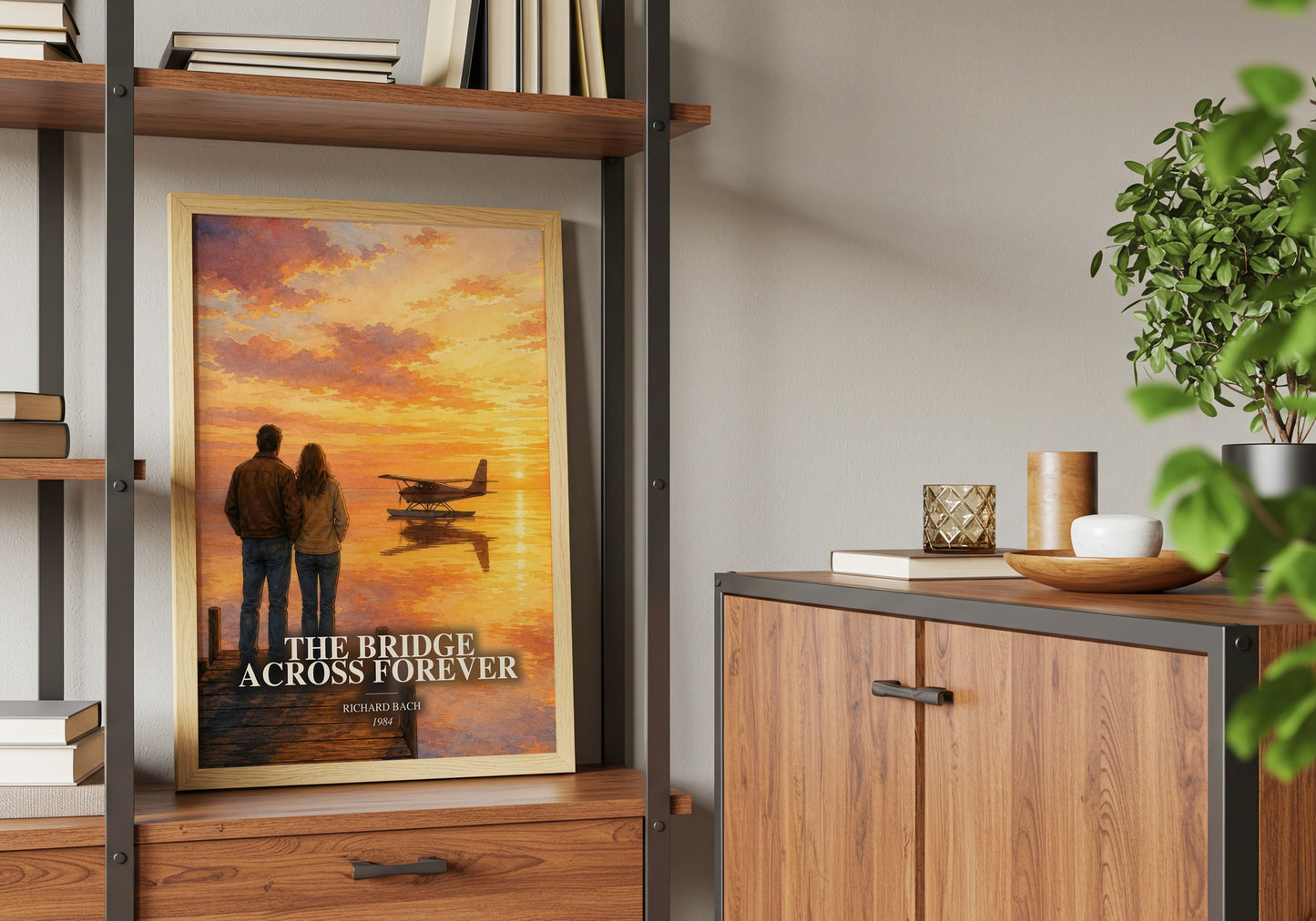 The Bridge Across Forever book watercolour illustration paper finish options – matte satin gloss