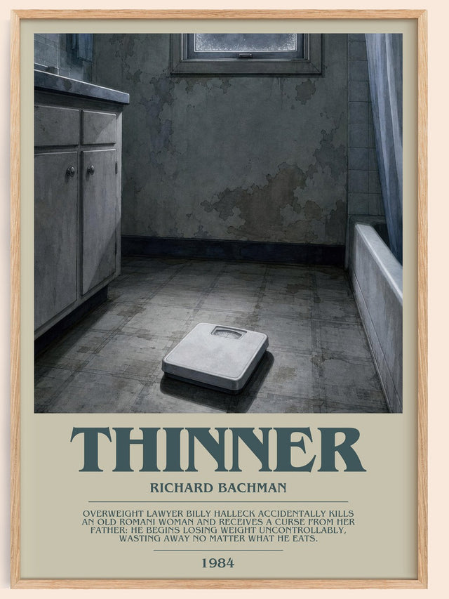 Thinner Bookish Wall Art by Richard Bachman
