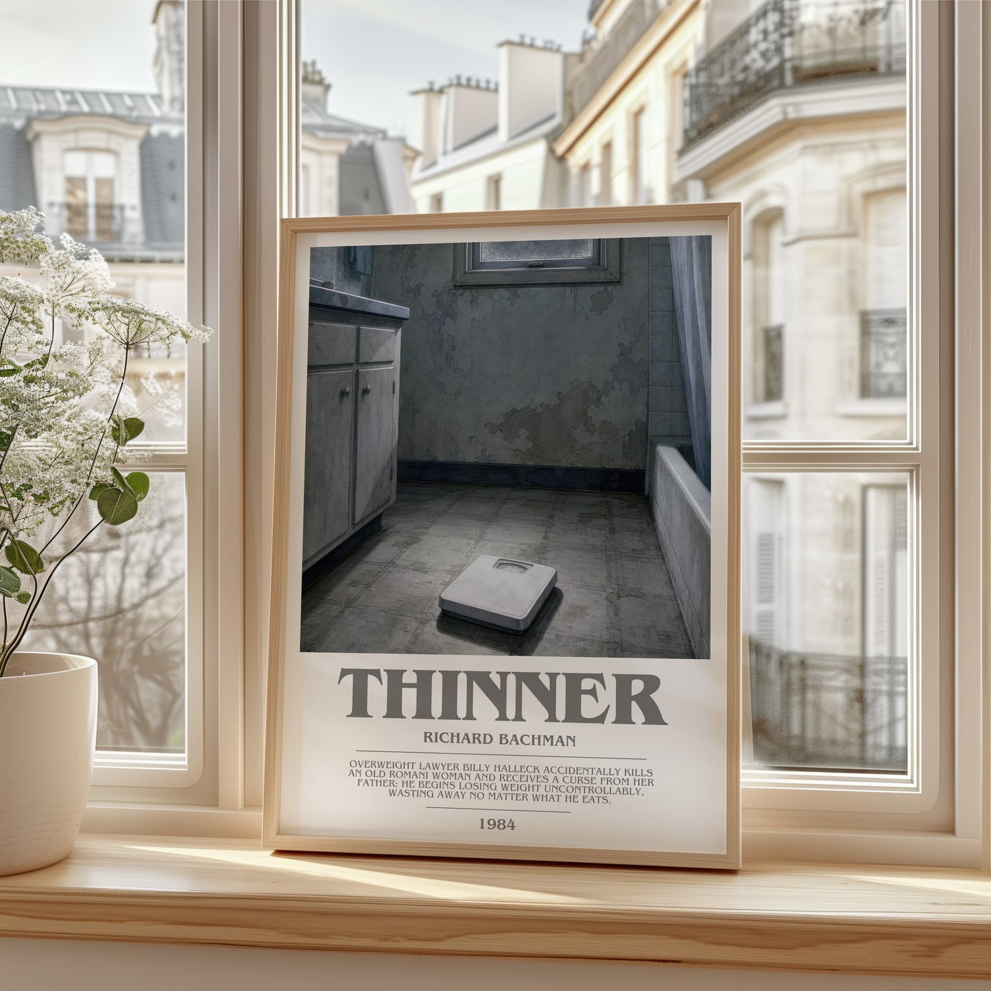 Thinner bookish poster colour and style options – Richard Bachman book art