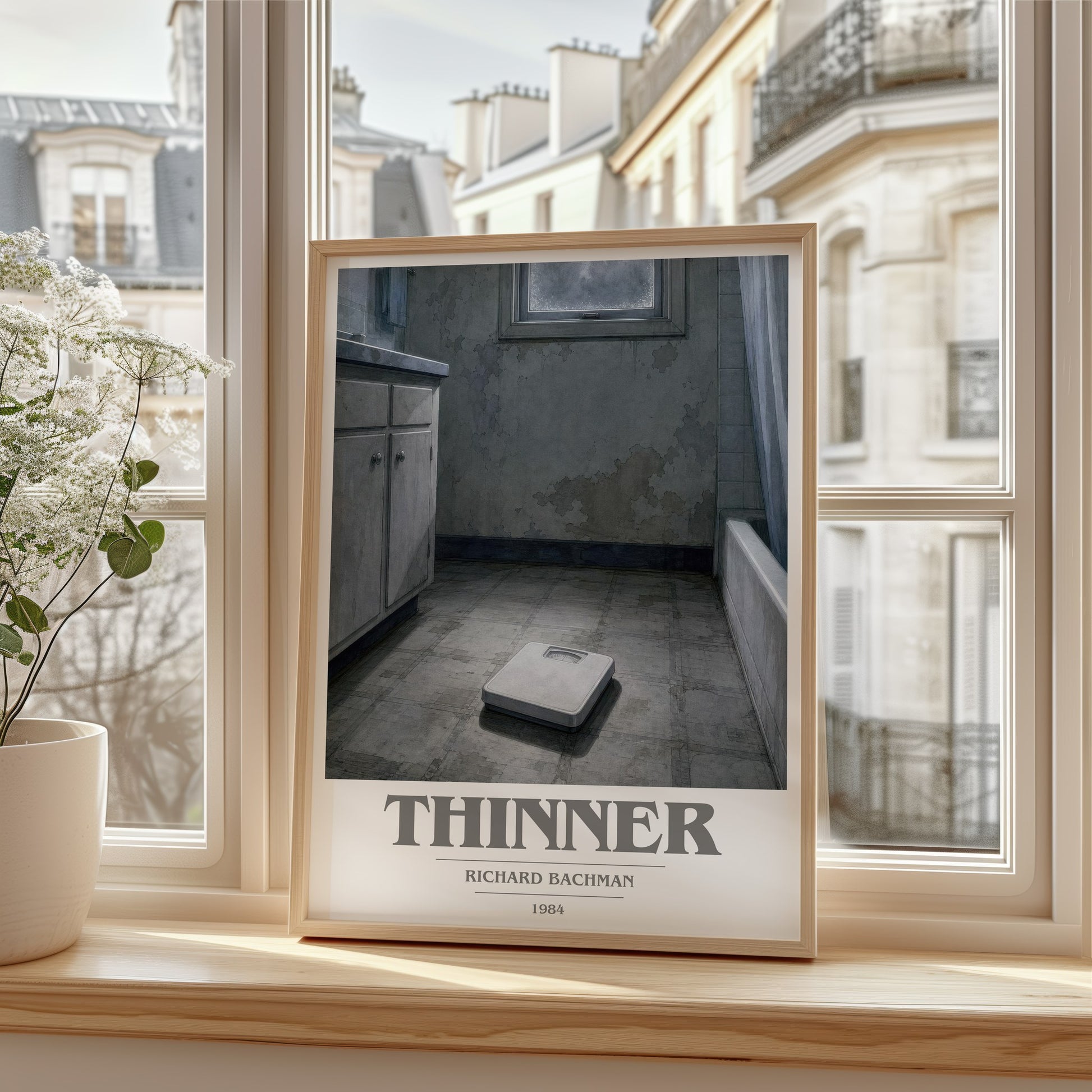 Thinner book cover poster colour and style options – Richard Bachman book art