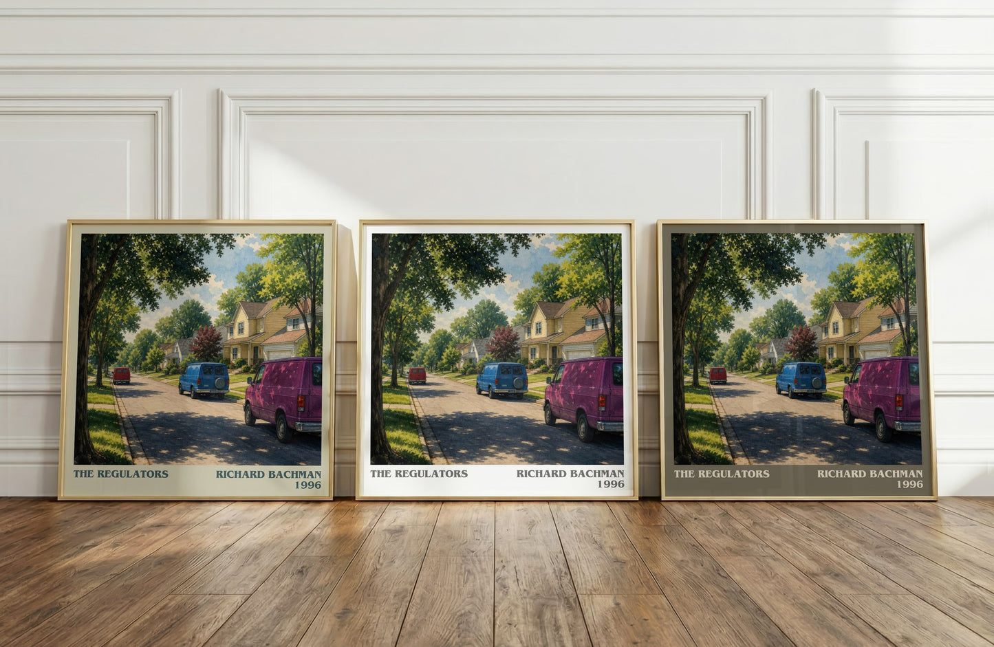 The Regulators literary art print colour and style options – Richard Bachman book art