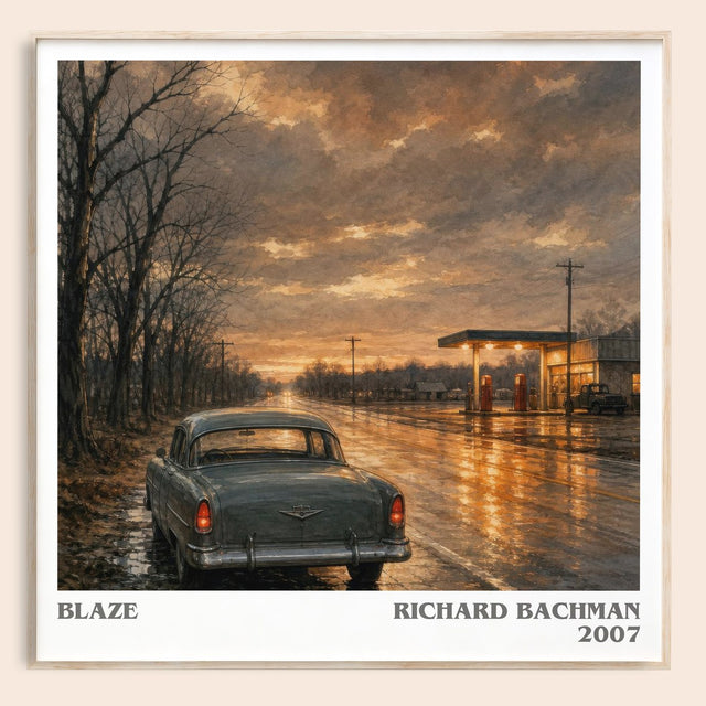 Blaze Literary Art Print by Richard Bachman