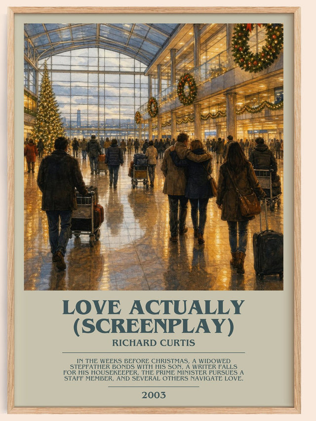 Love Actually (Screenplay) Bookish Wall Art by Richard Curtis