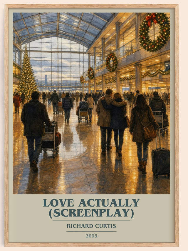 Love Actually (Screenplay) Book Cover Poster by Richard Curtis