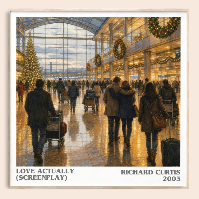 Love Actually (Screenplay) Literary Art Print by Richard Curtis