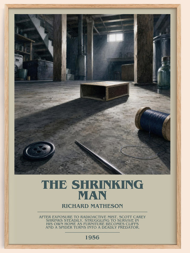 The Shrinking Man Bookish Wall Art by Richard Matheson
