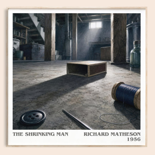 The Shrinking Man Literary Art Print by Richard Matheson