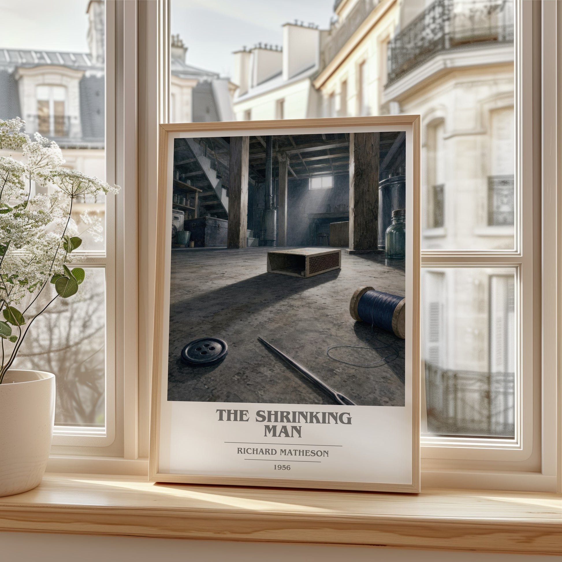 The Shrinking Man book cover poster colour and style options – Richard Matheson book art