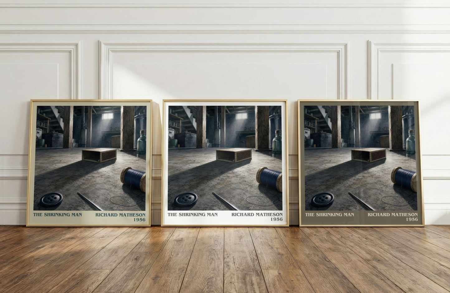 The Shrinking Man literary art print colour and style options – Richard Matheson book art