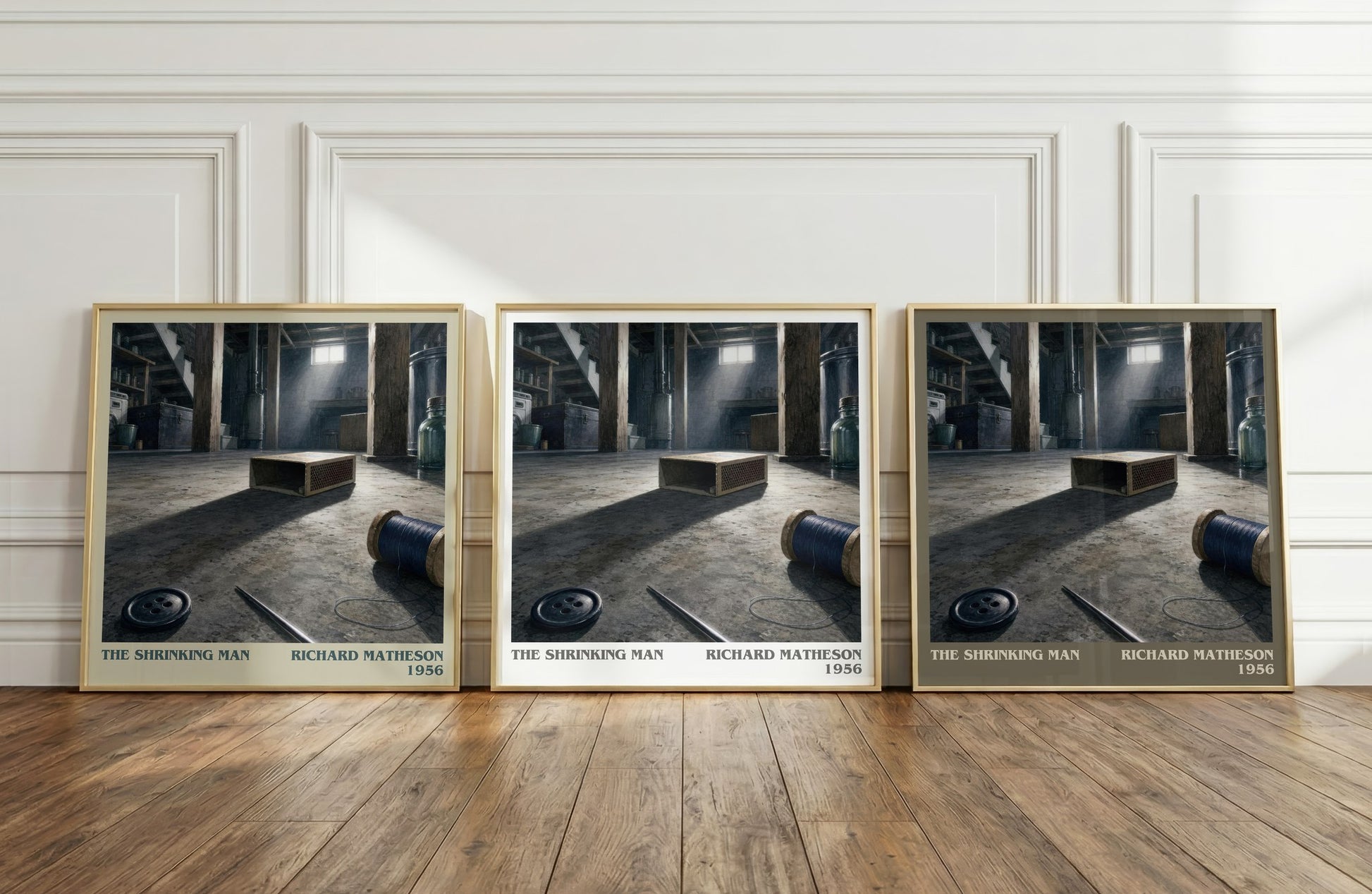 The Shrinking Man literary art print colour and style options – Richard Matheson book art