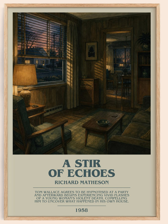 A Stir Of Echoes Bookish Wall Art by Richard Matheson