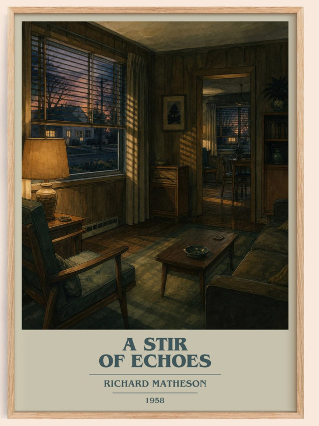 A Stir Of Echoes Book Cover Poster by Richard Matheson