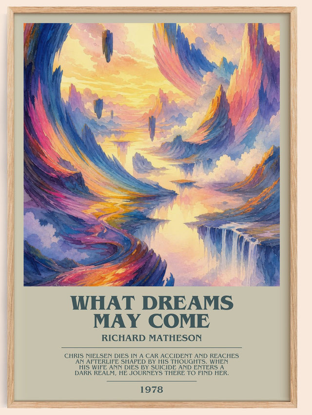 What Dreams May Come Bookish Wall Art by Richard Matheson