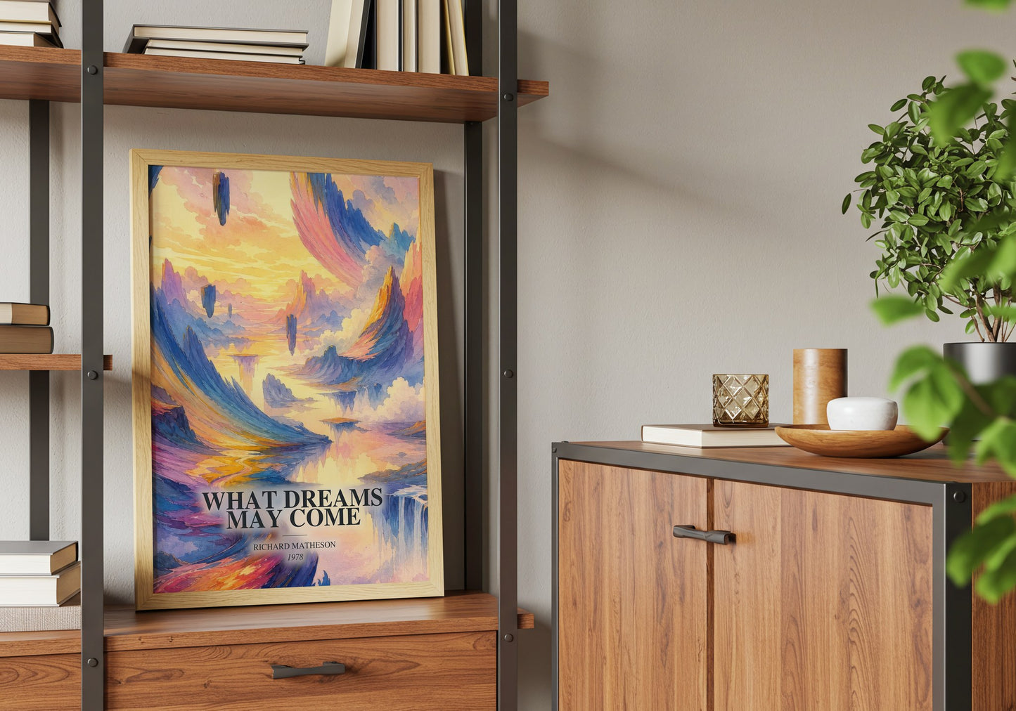 What Dreams May Come book watercolour illustration paper finish options – matte satin gloss