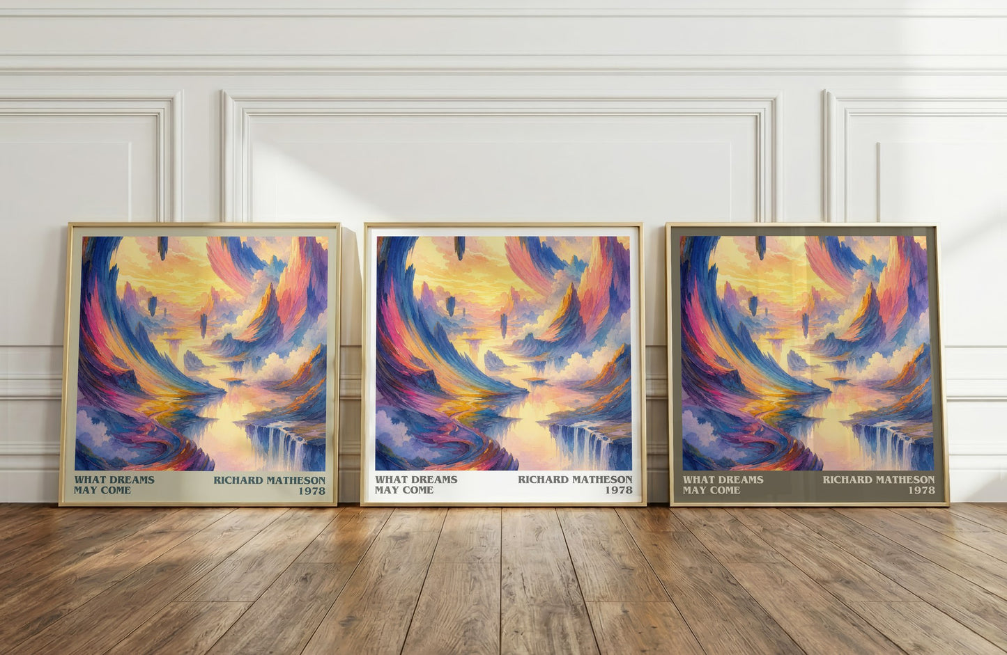 What Dreams May Come literary art print colour and style options – Richard Matheson book art