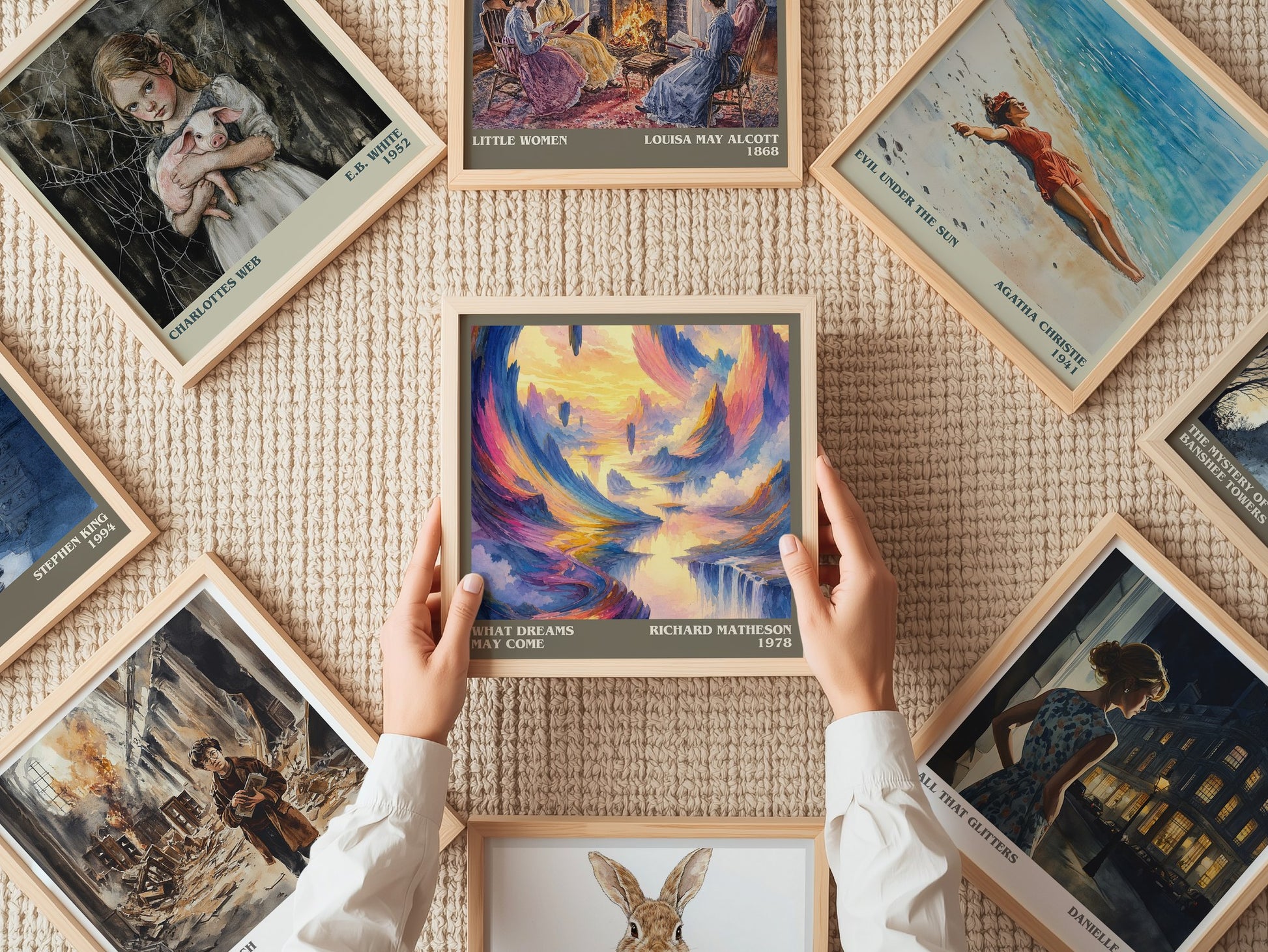 What Dreams May Come literary book poster framed on wall – literary fiction wall art
