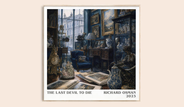 The Last Devil To Die literary book poster by Richard Osman – framed literary art print