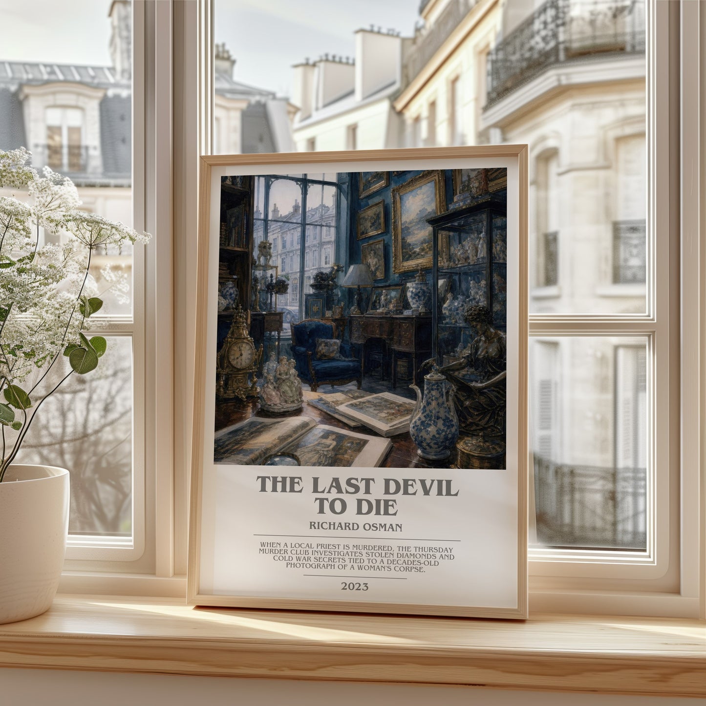 The Last Devil To Die bookish poster colour and style options – Richard Osman book art