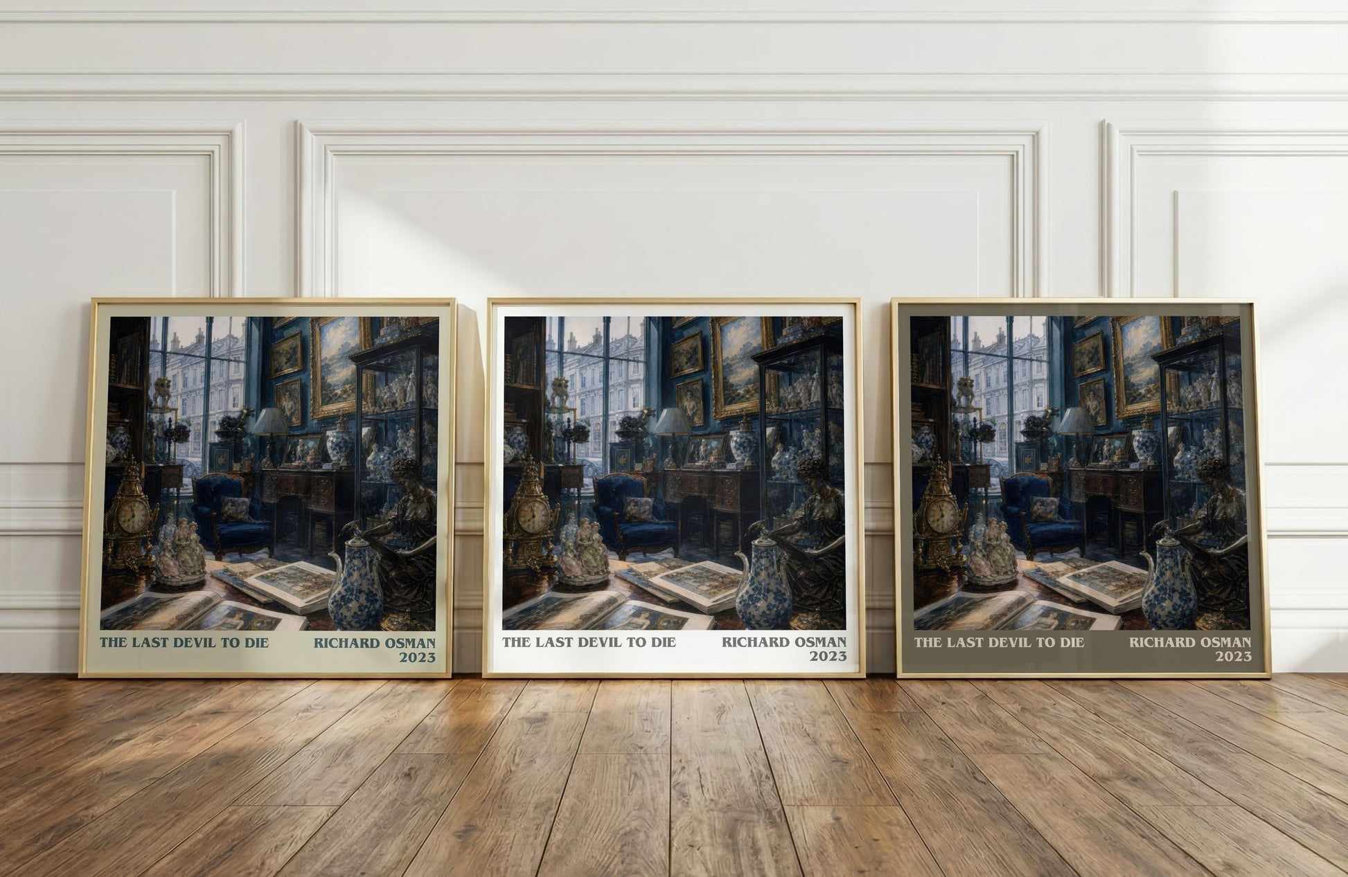 The Last Devil To Die literary art print colour and style options – Richard Osman book art