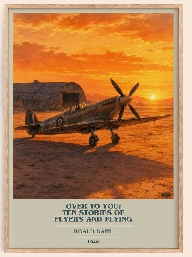 Over To You: Ten Stories Of Flyers And Flying Book Cover Poster – R.