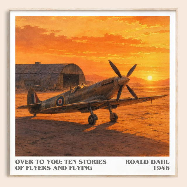 Over To You: Ten Stories Of Flyers And Flying Literary Art Print – R.
