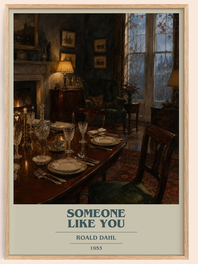 Someone Like You Book Cover Poster by Roald Dahl