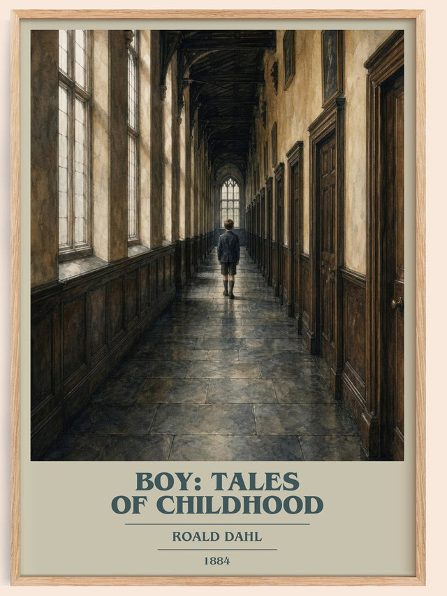 Boy: Tales Of Childhood Book Cover Poster by Roald Dahl