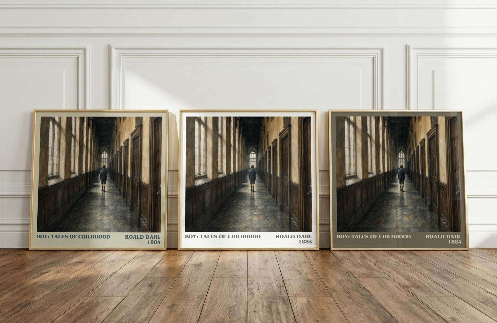 Boy: Tales Of Childhood literary art print colour and style options – Roald Dahl book art