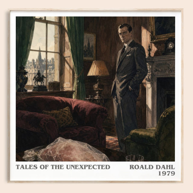 Tales Of The Unexpected Literary Art Print by Roald Dahl