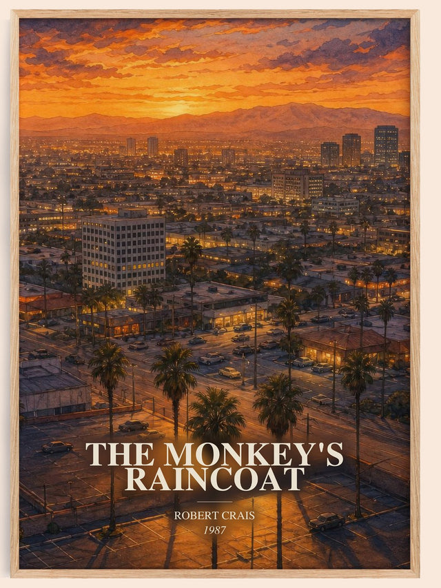 The Monkey'S Raincoat Book Watercolour Illustration by Robert Crais