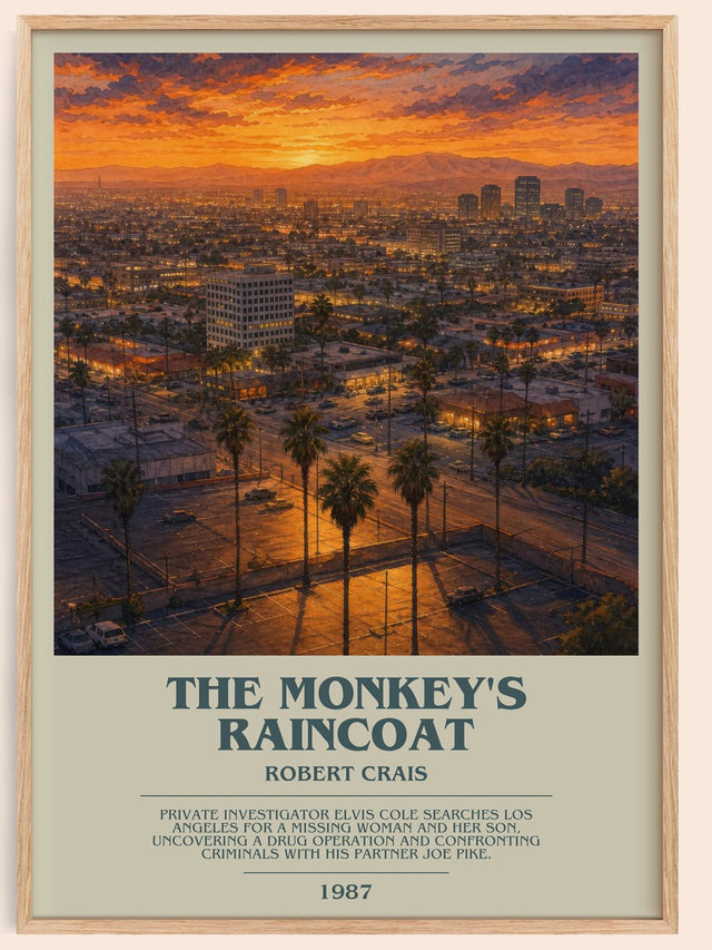 The Monkey'S Raincoat Bookish Wall Art by Robert Crais