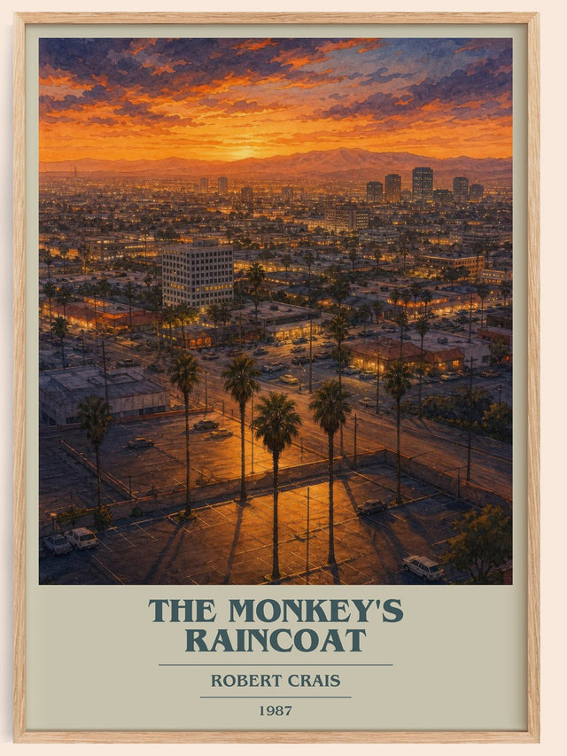 The Monkey'S Raincoat Book Cover Poster by Robert Crais