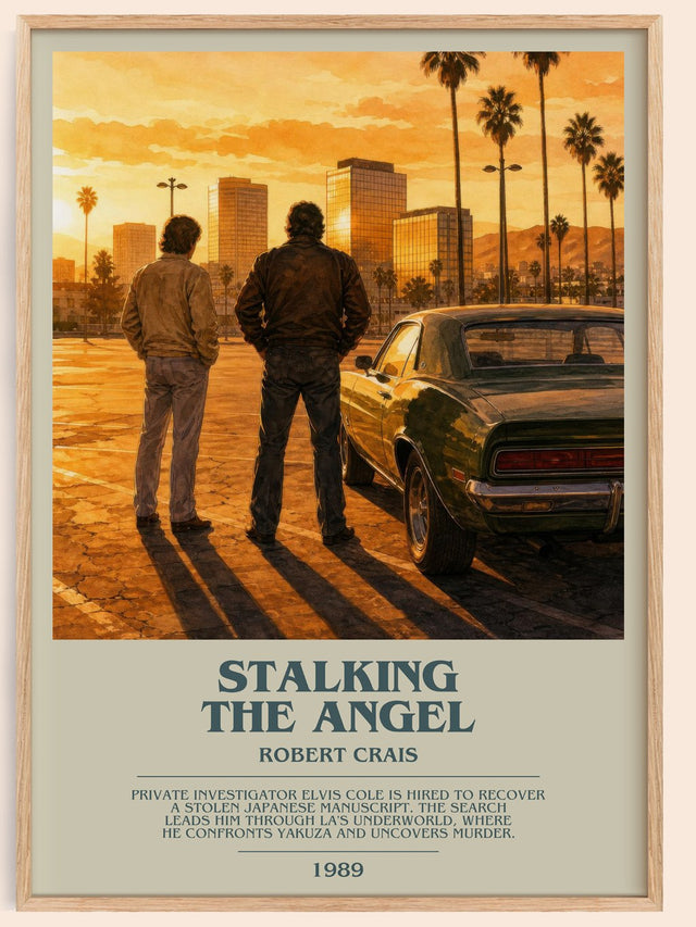 Stalking The Angel Bookish Wall Art by Robert Crais