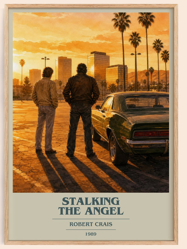 Stalking The Angel Book Cover Poster by Robert Crais