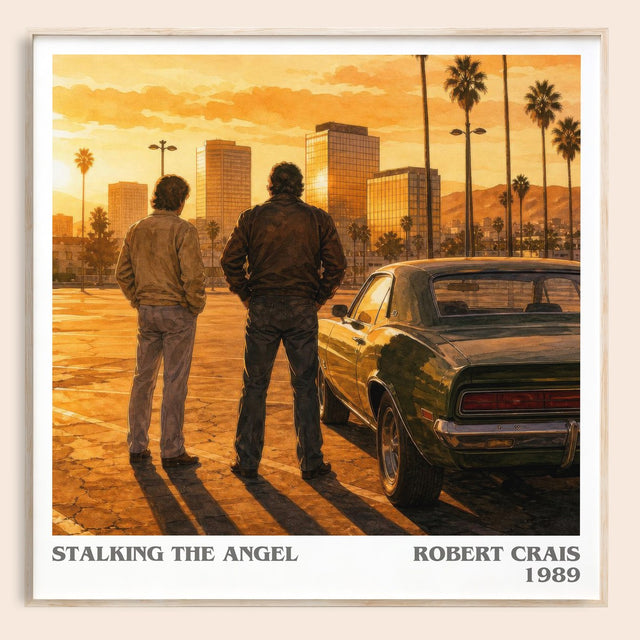 Stalking The Angel Literary Art Print by Robert Crais