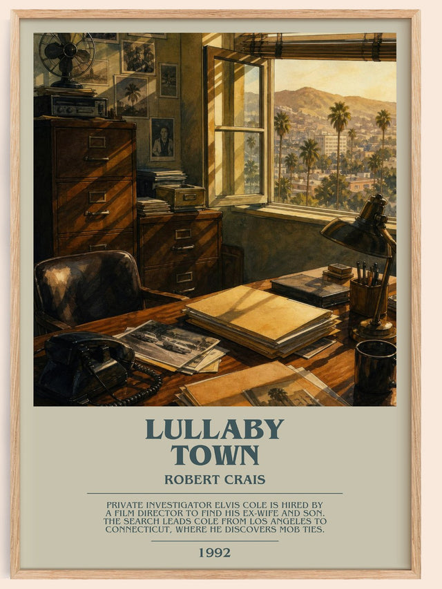 Lullaby Town Bookish Wall Art by Robert Crais