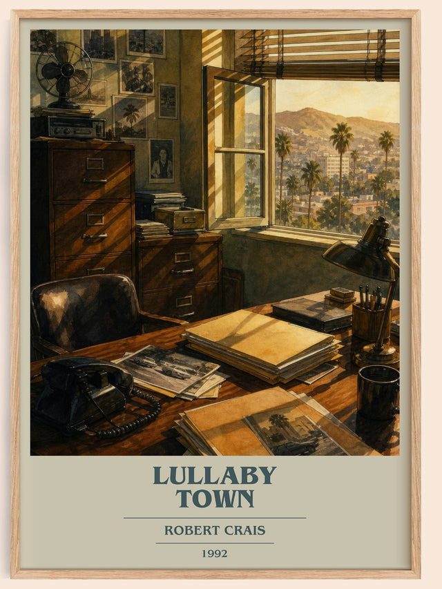 Lullaby Town Book Cover Poster by Robert Crais