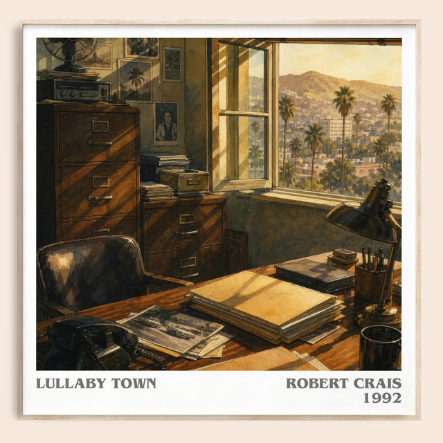 Lullaby Town Literary Art Print by Robert Crais