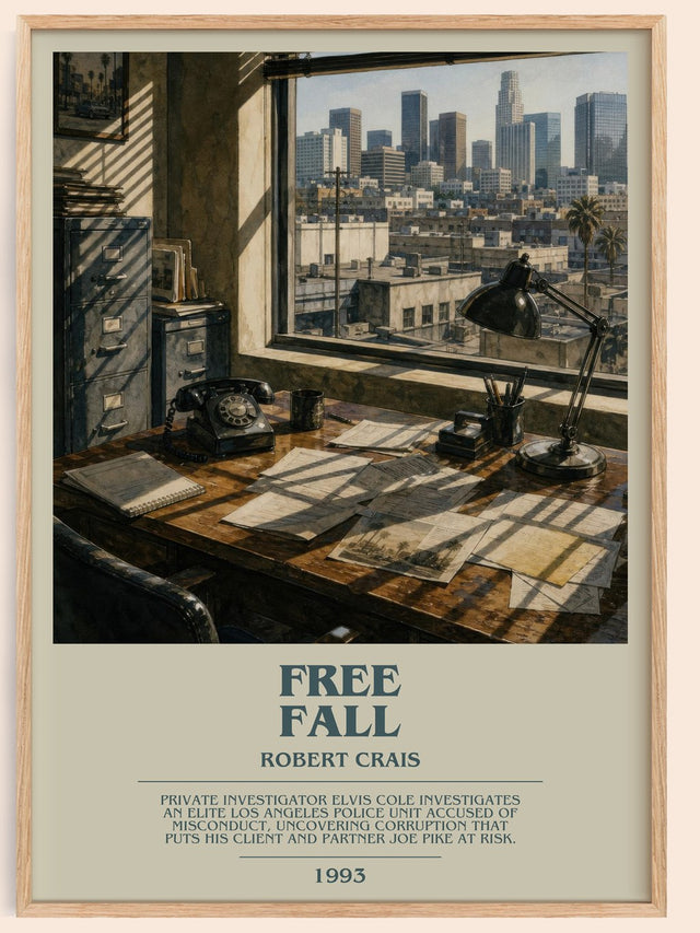 Free Fall Bookish Wall Art by Robert Crais