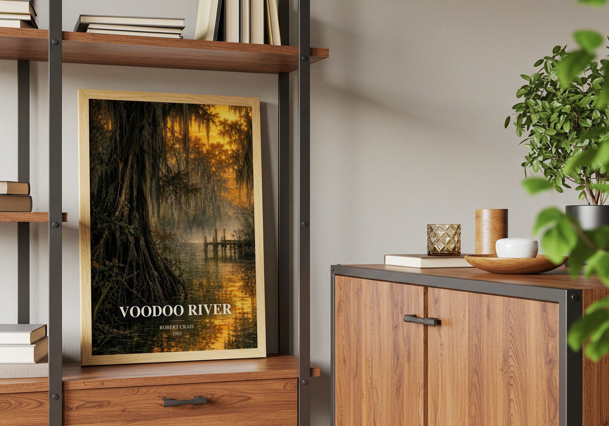 Voodoo River book watercolour illustration paper finish options – matte satin gloss