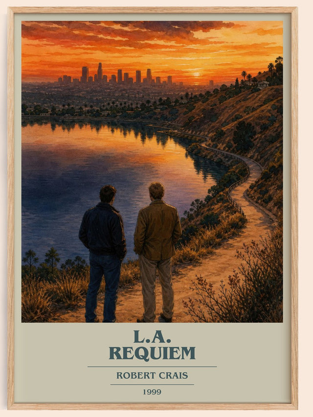 L.A. Requiem Book Cover Poster by Robert Crais